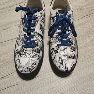 Coach Black Sneakers with Blue Accents